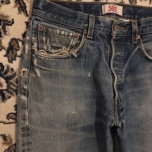 Vintage Levi’s 501 straight leg button-fly